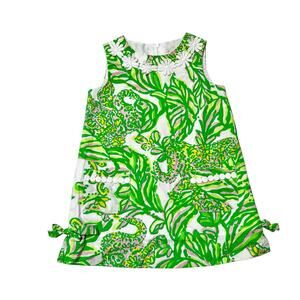 Lilly Pulitzer Elephant Print Classic Shift Dress Size 3